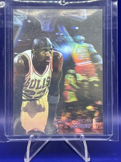 Michael Jordan 1991-92 Upper Deck Scoring Hologram Card
