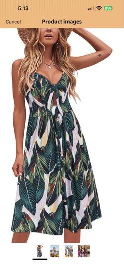 vote pretty women’s XL tropical dress New