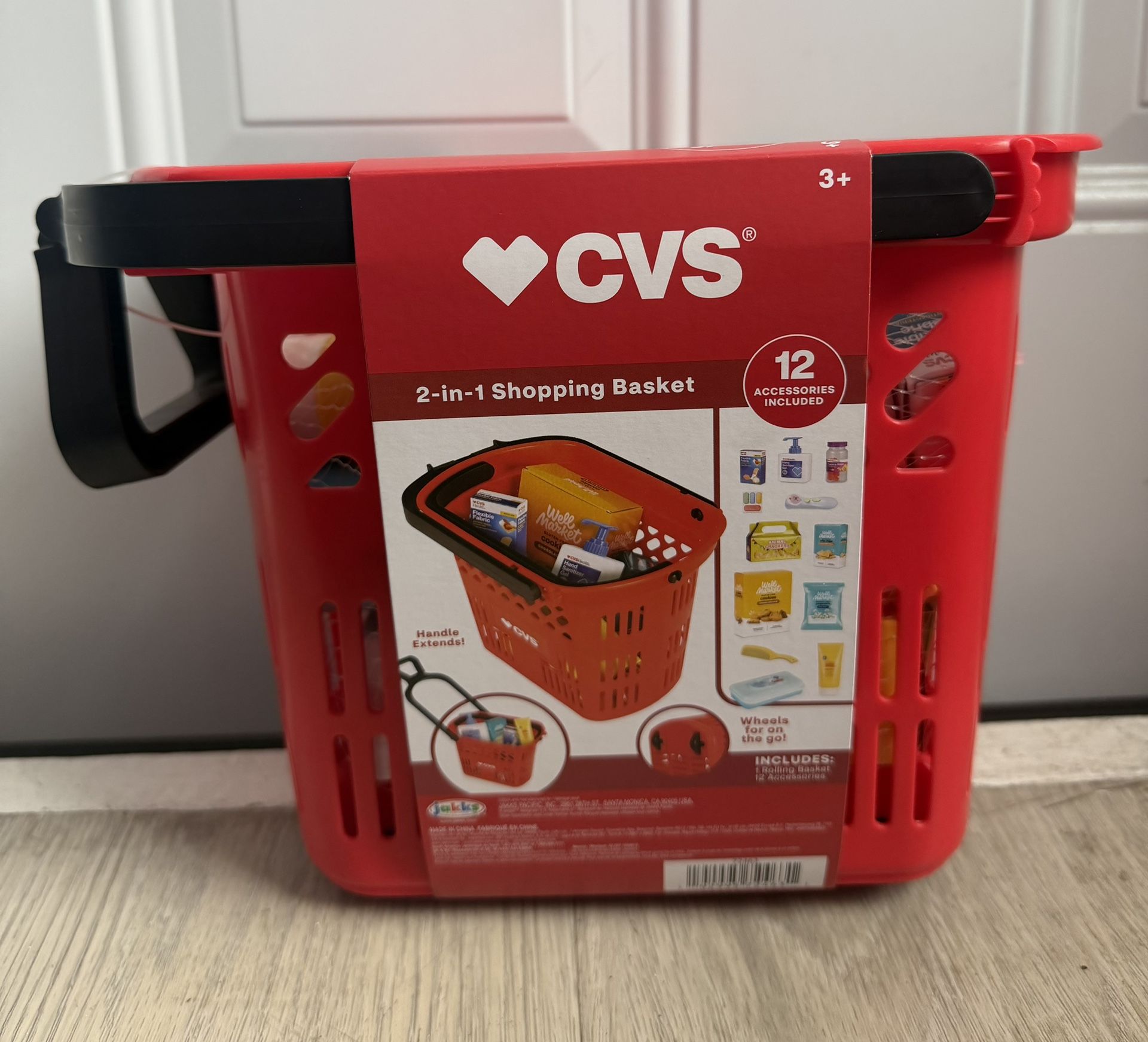 2-in-1 Shopping Basket Toy