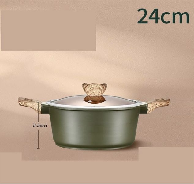 Medical stone non-stick soup pot and frying pan