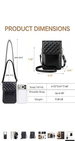 Cross body black purse for sell