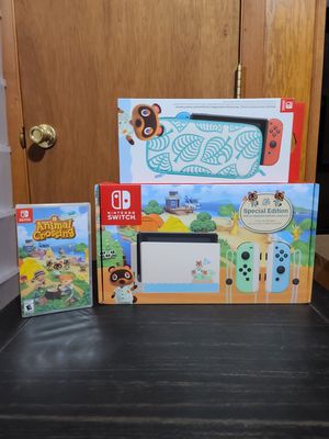 Photo Nintendo Switch - Animal: Crossing New Horizons Edition Bundle