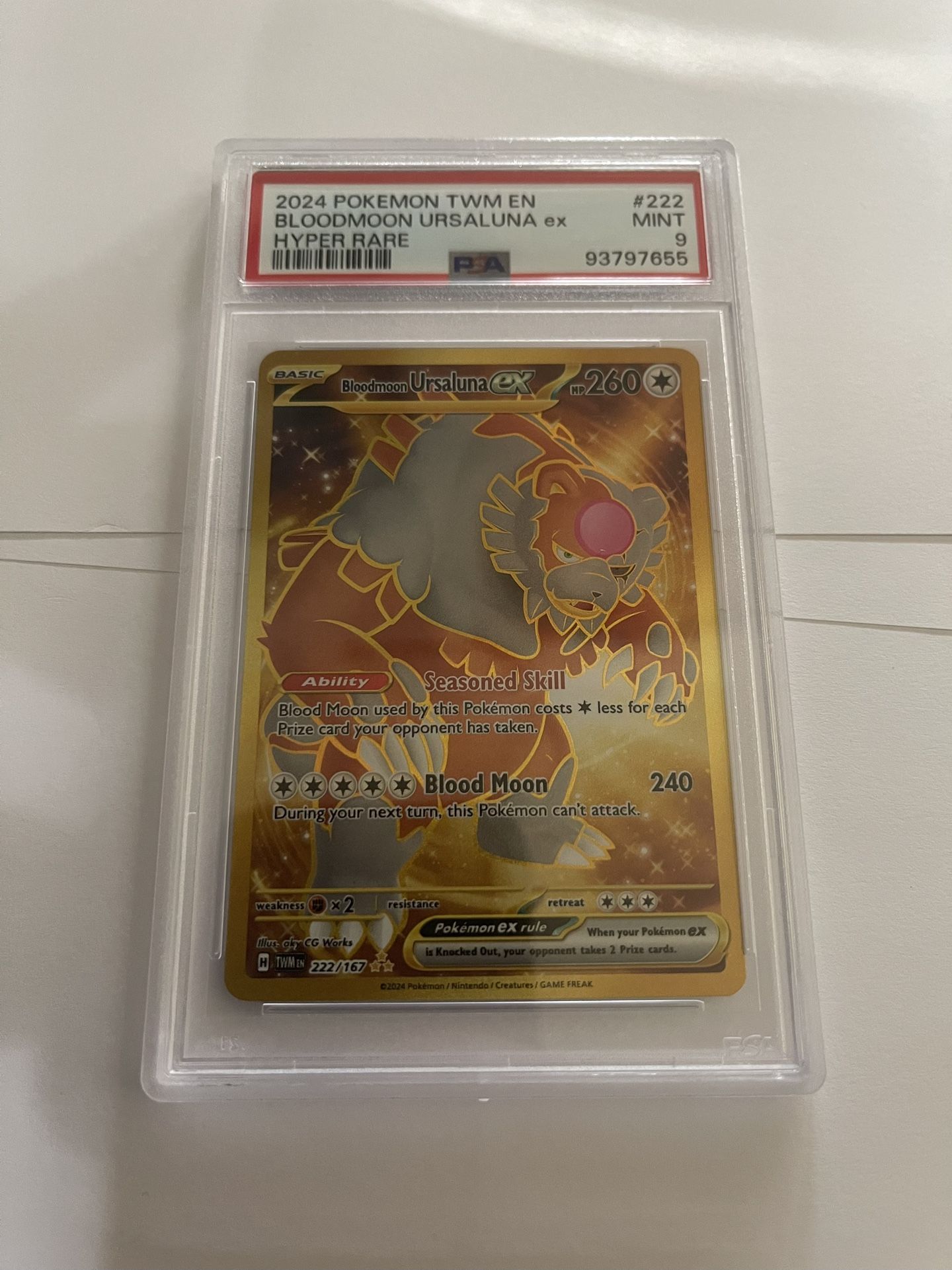 PSA 9 - POKEMON BLOODMOON RARE