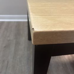 Cream Faux Marble Coffee Table 