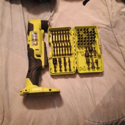 Ryobi 1 HP Brushless With Full Set Of Bits