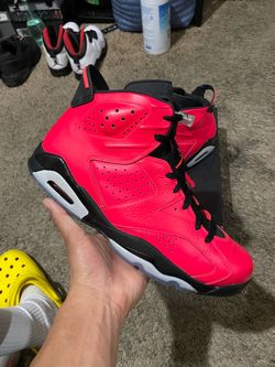 Sz 12 Jordan 6s Infrared $140 FIRM NO TRADES