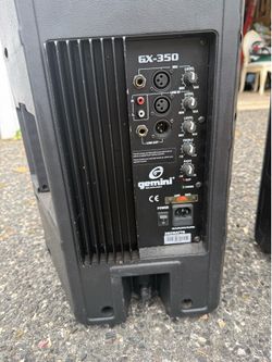Gemini powered speaker 380 W