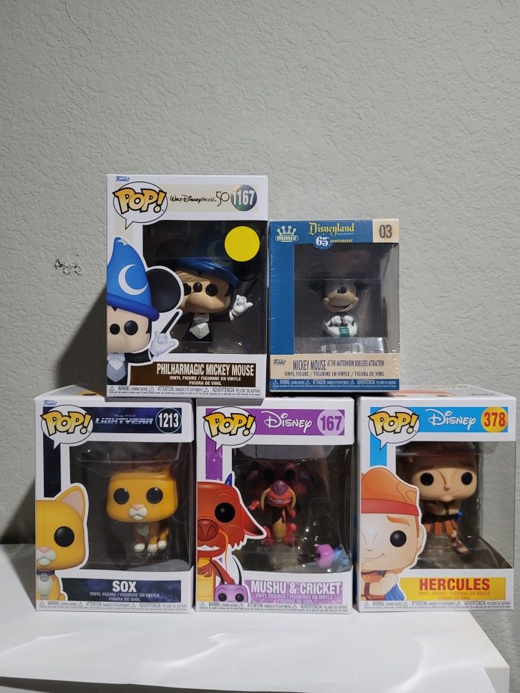 Disney Funko Pop, 10$ Each