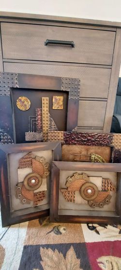 Wall Art Metal set of 4 Plus free gift 🎁