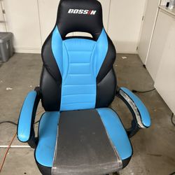 Blue And Black Gaming Chair 
