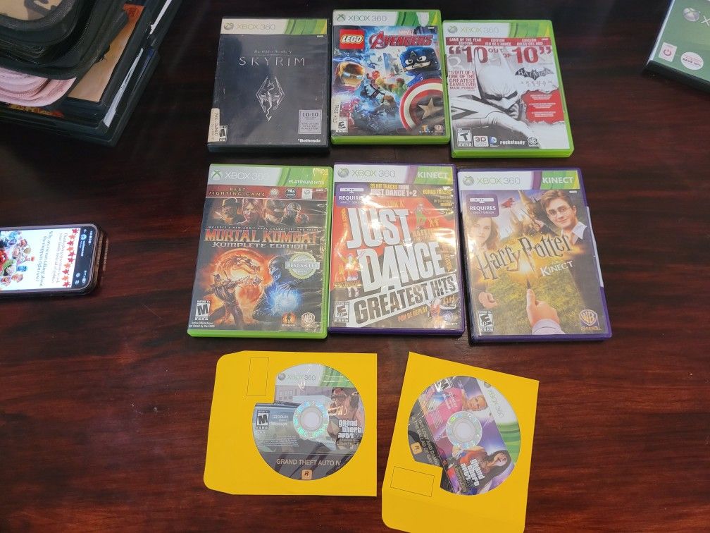8 XBox 360 Games