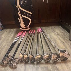 Callaway Solaire Women’s Golf Set With Bag (RH) Graphite shafts