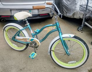 Huffy 20" Kids/Girls Panama Jack Beach Cruiser Bicycle Bike Child's