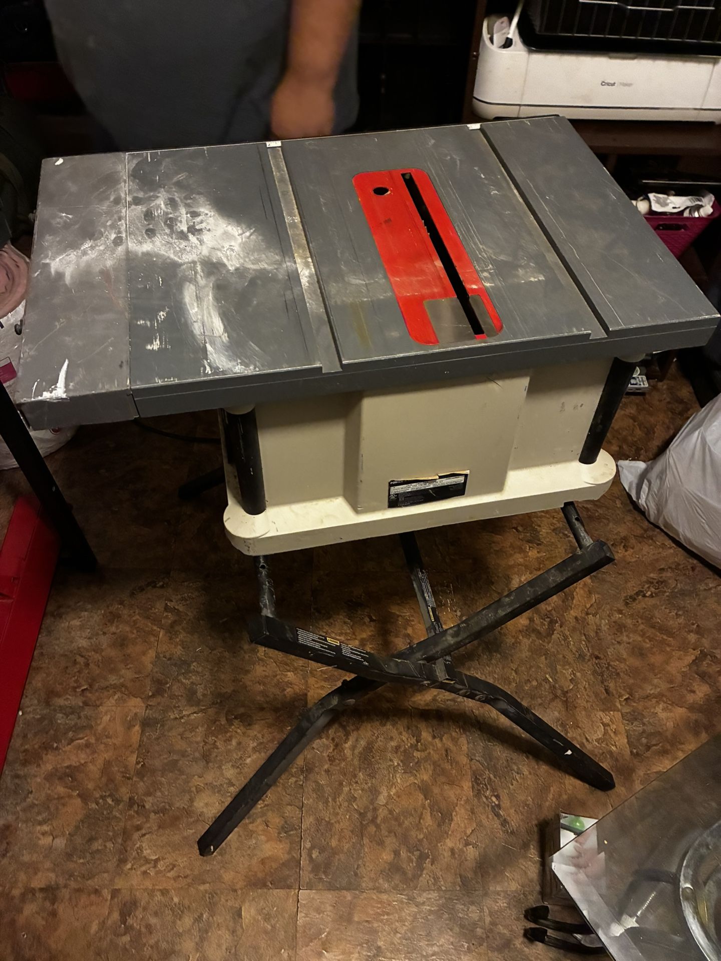 Porter+Cable Table Saw With Stand