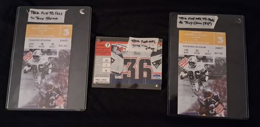 Tom Brady Tix Stubs
