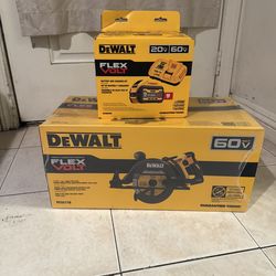 DEWALT FLEXVOLT 60V MAX 7-1/4 in. Cordless Worm Drive Style Saw with 9.0Ah Battery Kit