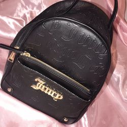 JUICY COUTURE Black Small Backpack (USED)