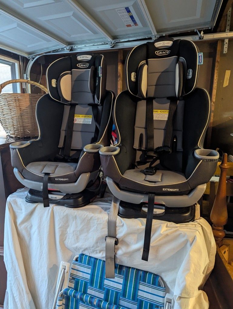 2car seats with bases $45.00 EACH FIRM