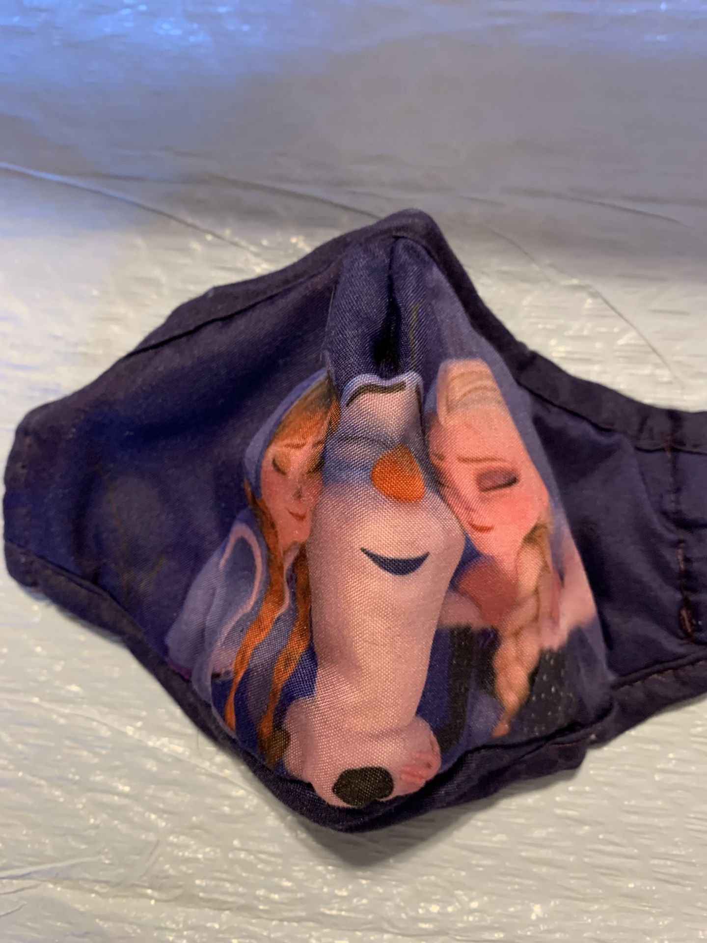 C-2 Childs Face Covering Anna, Elsa, and Olaf $2