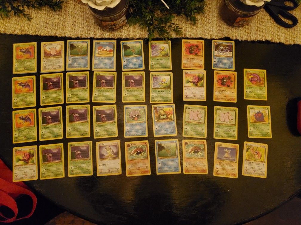 Base set pokemon cards
