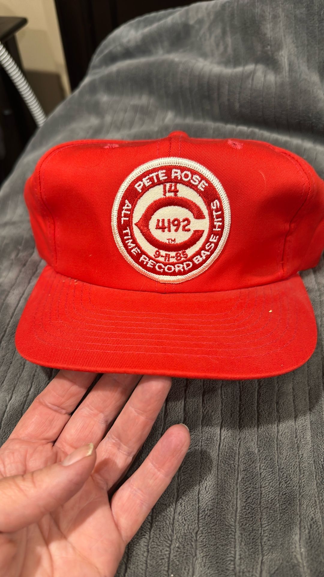 Vintage Pete Rose 1985 Baseball Cap