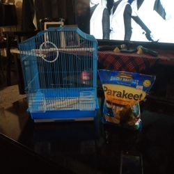 Bird Feed And Cage