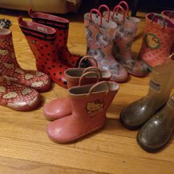 Rain boots.,  Prices Individually