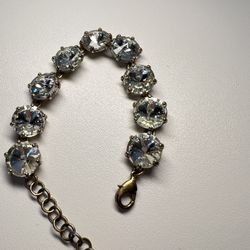 Stella & Dot Jewelry Crystal Rhinestone bracelet adjustable  Vintage 