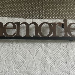 Memories Metal Sign 