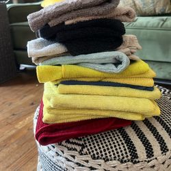 Cleaning microfiber, towel towels, and regular little towels