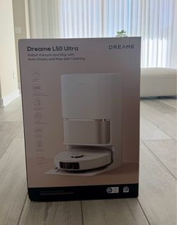 Like New Dreame L50 Ultra Robot Vacuum | Used Once + Receipt & Warranty