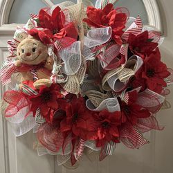 Door Wreath For Christmas 