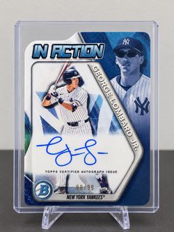 George Lombard Jr. Bowman In Action Auto 88/99