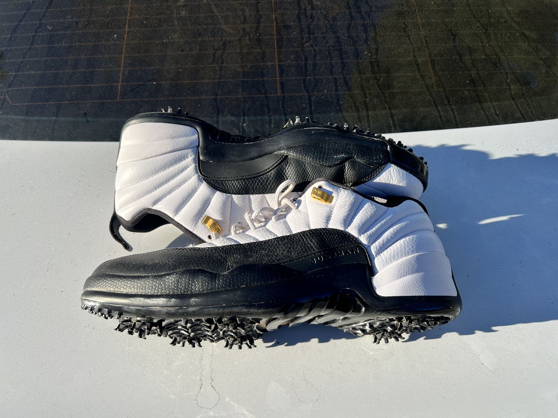 Jordan 12 Retro Low Golf Shoes “taxi” Size 13
