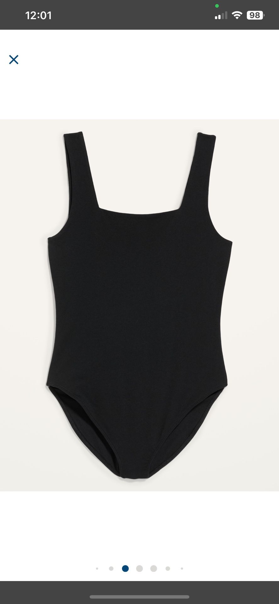 Old Navy Square Neck Tank Top Bodysuit