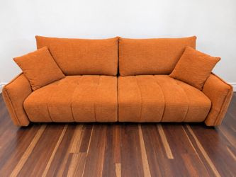 Modern Sleeper Sofa - Orange