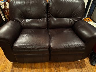 Recliner L-Z-Boy leather Loveseat