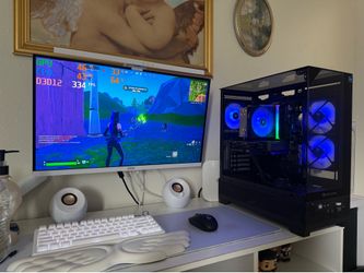 Black Gaming Pc Computer Desktop RTX 5060 / i5-14400F