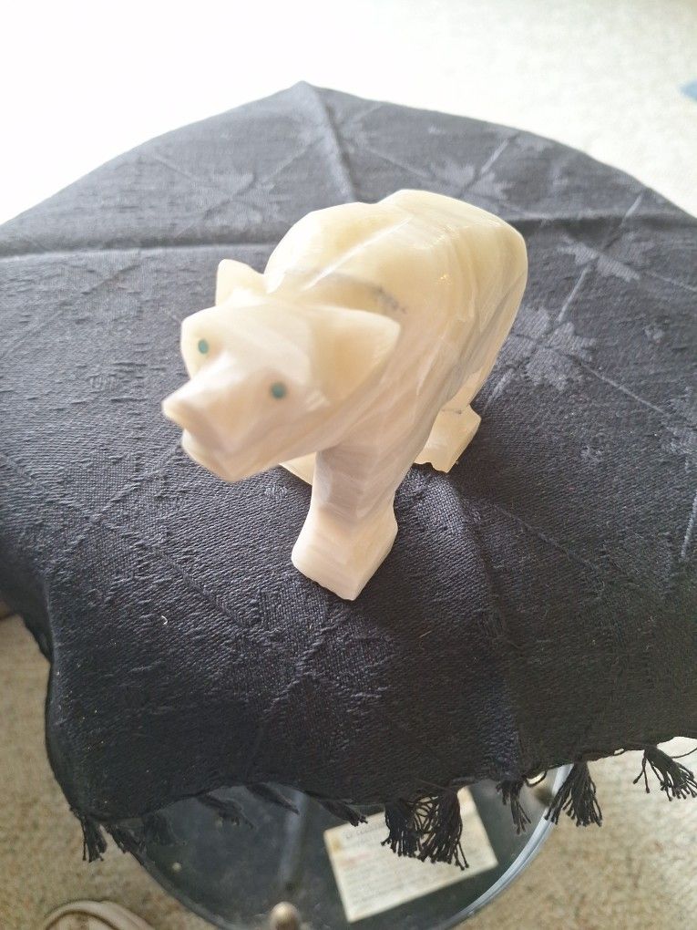 Zuni Style Stone Bear