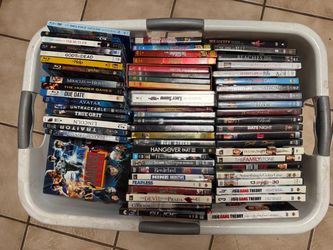 Large DVD & Blu-ray Movie Lot – approx. 90+ discs