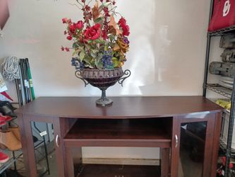 Beautiful Brown Tv Sdart And Fire Place Fream
