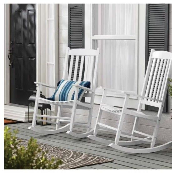 White Rocking Chair Outdoor/ Indoor Brand New in Box