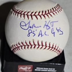 LaMARR HOYT SIGNED BASEBALL!