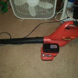 Cordless Leaf Blower Works Good