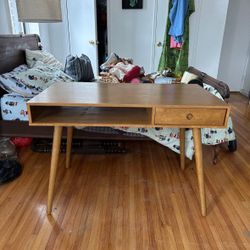 Mid Century Modern Wooden Desk