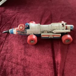 VINTAGE CORGI CAPTAIN AMERICA JET MOBILE