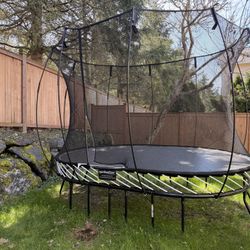 Springfree Trampoline - Medium Oval (8x11ft) - Excellent Condition + BONUS Brand New Net!