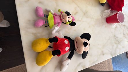 Genuine Disney Mickey and Minnie Mouse Stuff Dolls