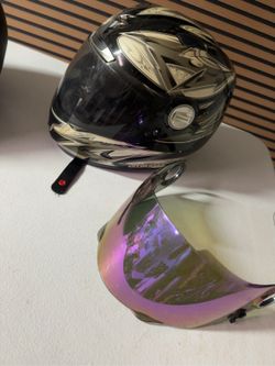 Scorpion EXO Full Face Motorcycle Helmet XL + Extra Iridium Shield