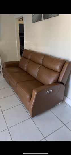 Leather sofa